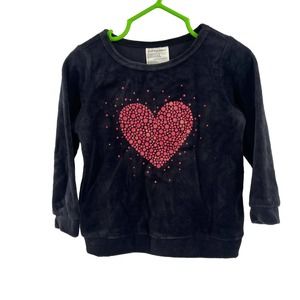 Baby Girl Velvet Heart Valentines Day Top 18 Month New‎
